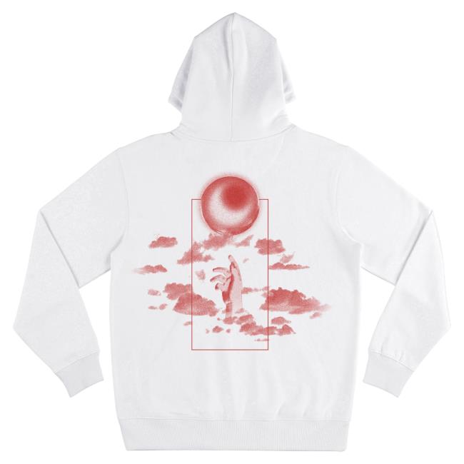 Official Louis Tomlinson Merch Store Louis Tomlinson Faith In The Future Logo Hand White Sweatshirts LouisTomlinson Apparel Clothing Shop