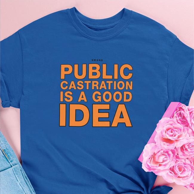 Shirts That Go Hard Merch Swans Public Castration Is A Good Idea T Shirt Shirts That Go Hard Swans Public Castration Is A Good Idea Tee