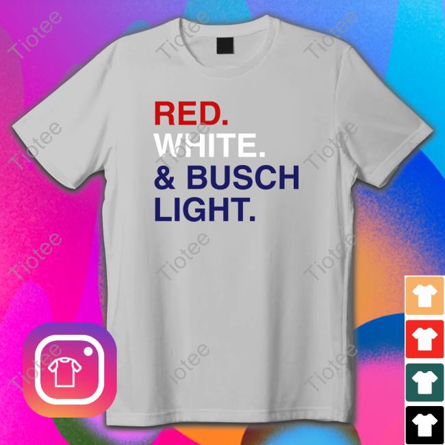 Red White & Busch Light Hoodie Rodney Davis