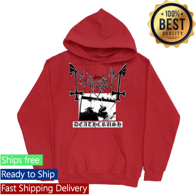 Official Mayhem Kings Road Store Shop Merch Deathcrush (Red) Crew