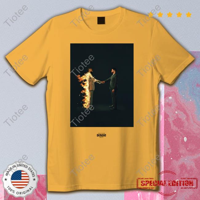 Jayson Tatum And Jaylen Brown Fire No Villains Only Heroes Tee Shirt