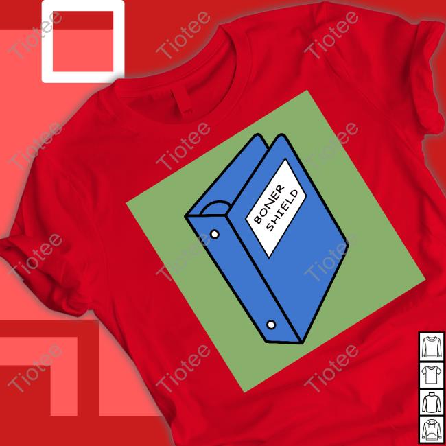 Boner Shield Book Tee Shirt