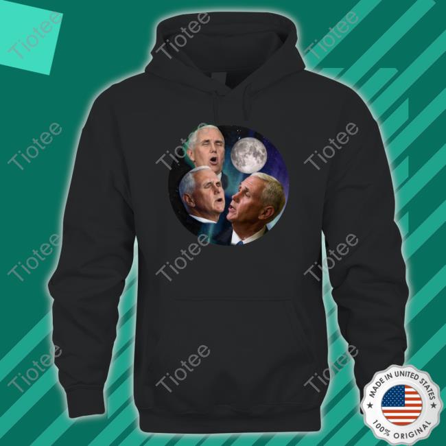Brent Terhune Wears Mike Pence Three Pence Moon Long Sleeve T Shirt