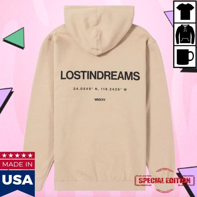 Official Insomniac Lost in Dreams Coordinates Attractive Hoodie