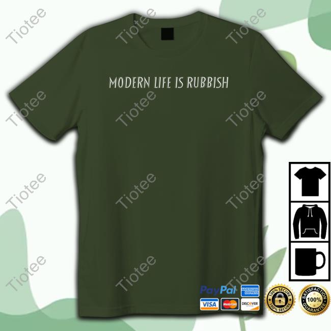 Blur Merch Modern Life Is Rubbush Hoodie