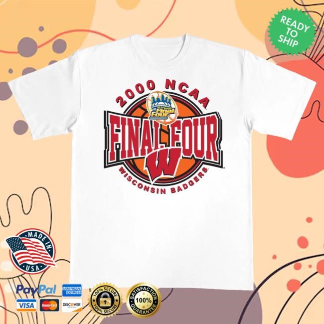 Official Slam Goods Wisconsin '00 Final Four Heavy Tshirt SlamGoods