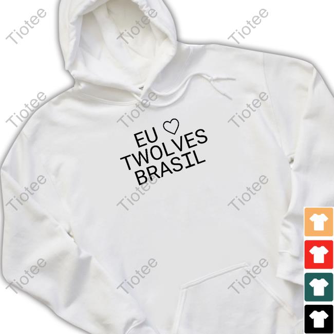 Official Timberwolves Brasil Eu Love Twolves Brasil Tee