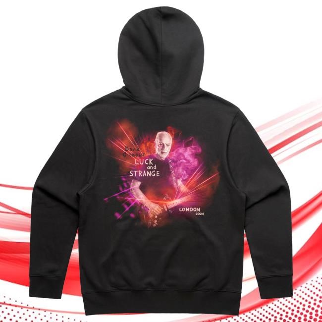 Official David Gilmour Store 2024 Luck And Strange Tour Collection David Gilmour London Event Crew neck Sweatshirt