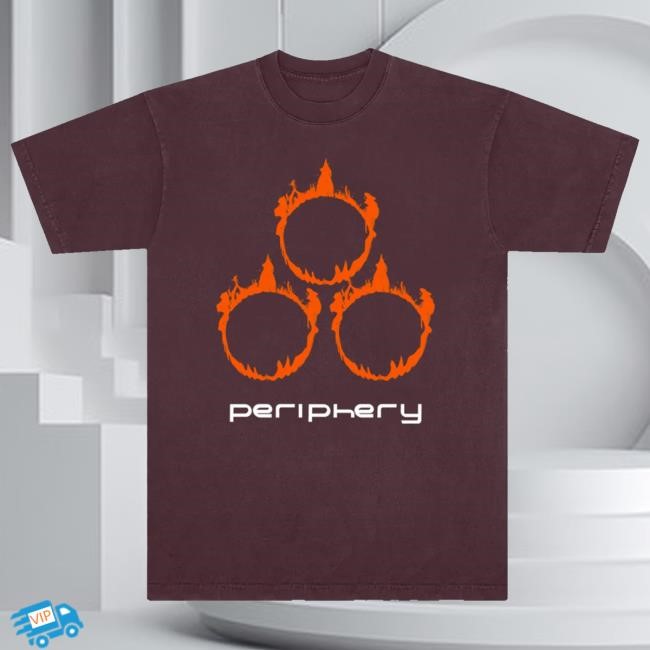 Periphery Official Merch Circle Flames Shirt