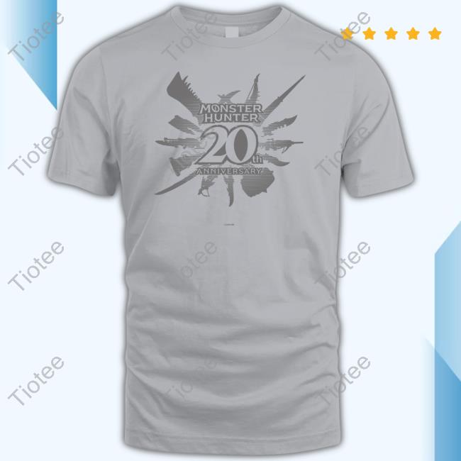 Official Monster Hunter 20Th Anniversary Tee