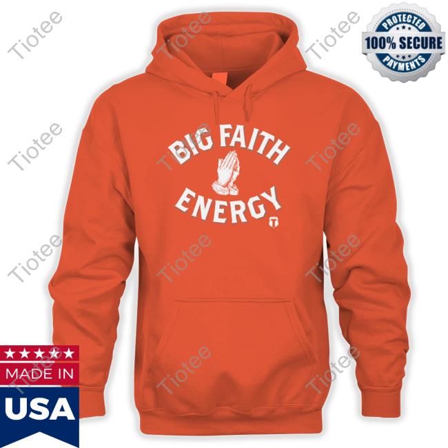 Official The Officer Tatum Store Big Faith Energy Shirts