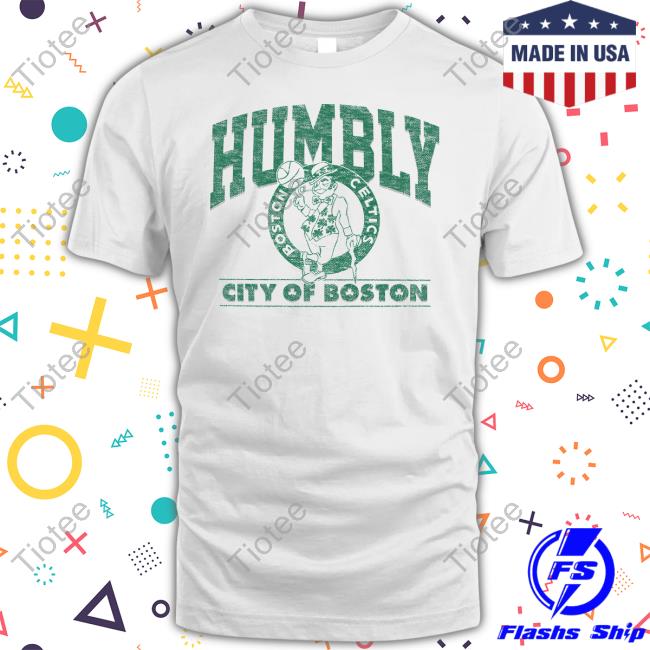 Official Boston Celtics Store Humbly Boston Celtics City Of Boston Long Sleeve Tee Jayson Tatum