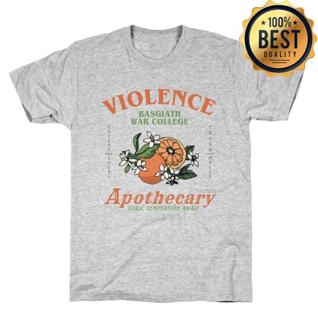 Lookhuman Fourth Wing Violence Apothecary Shirt
