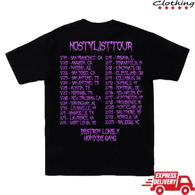 Official Destroy Lonely Merch Store Destroy Lonely Bloody Lip Hot Shirt Destroy Lonely Clothing Shop DestroyLonely