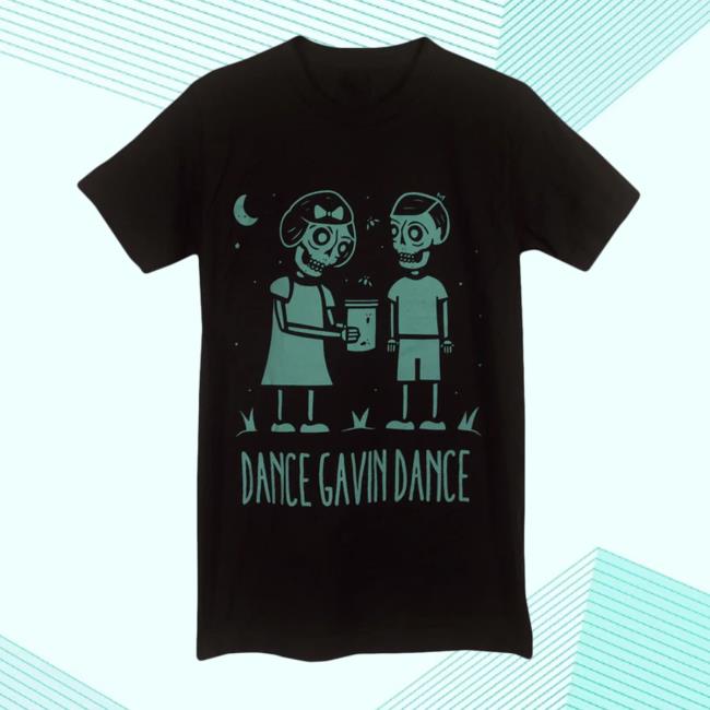Dance Gavin Dance Band Merch Blue Skull Black Hoodie