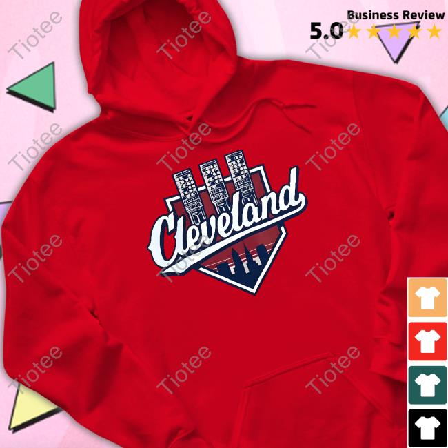 Cleveland Baseball Lights Beige Shirts