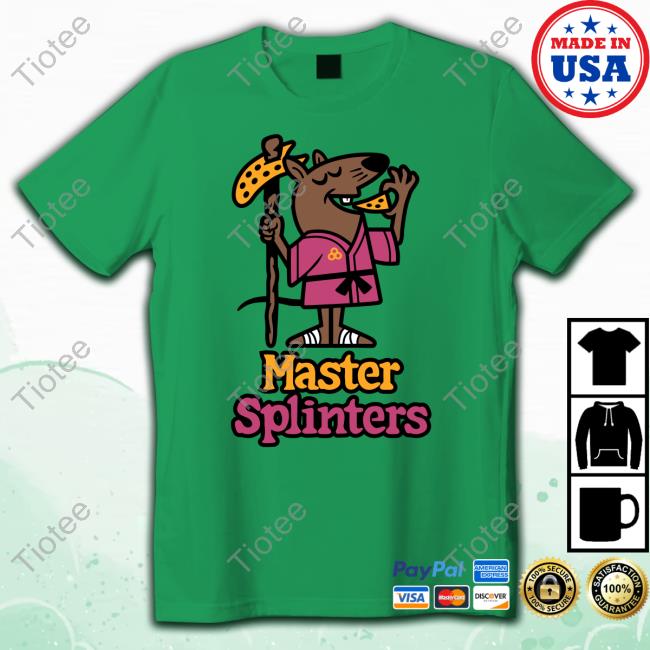 Master Splinters Pizza T Shirt