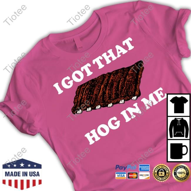 Middle Class Fancy Store I Got That Hog In Me Baked Ribs Long Sleeved T-Shirt