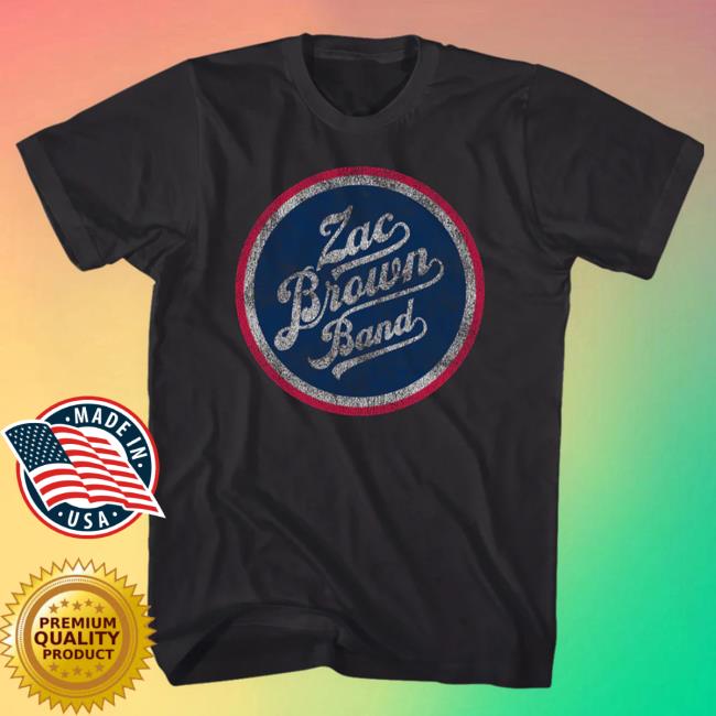 Official Zac Brown Classic Zbb Black Tee Shirt