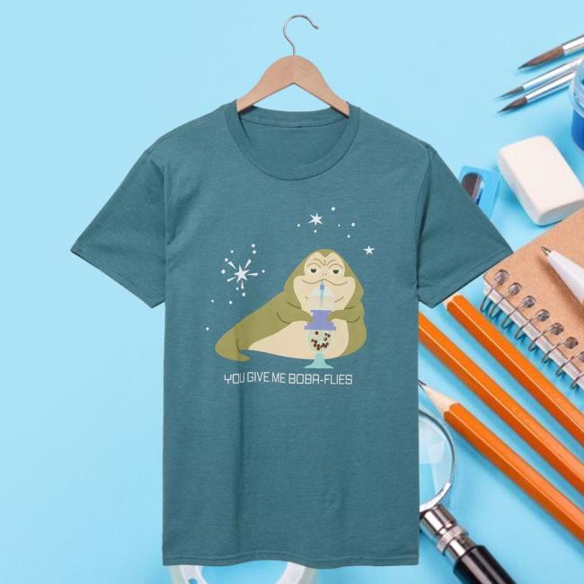 Official Box Lunch Clothing Shop Store Star Wars Jabba The Hutt Boba T-Shirt Boxlunch Merch