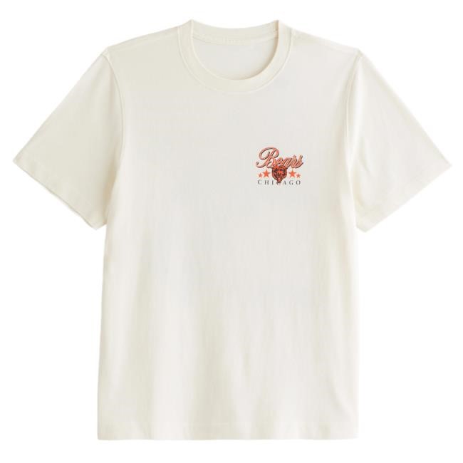Official Abercrombie And Fitch Chicago Bears Graphic Shirts NFL by Abercrombie