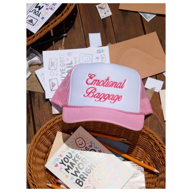 Official Happiness Project Merch Emotional Baggage Trucker Cap