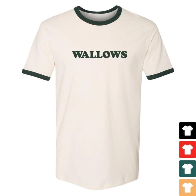 Official Wallows Merch Store Shop Wallows Music Fuzzy Logo Ringer T-Shirts