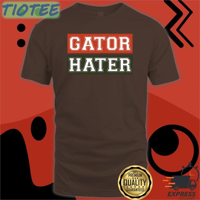 Dolfan Derek Gator Hater Tee Dolfin55