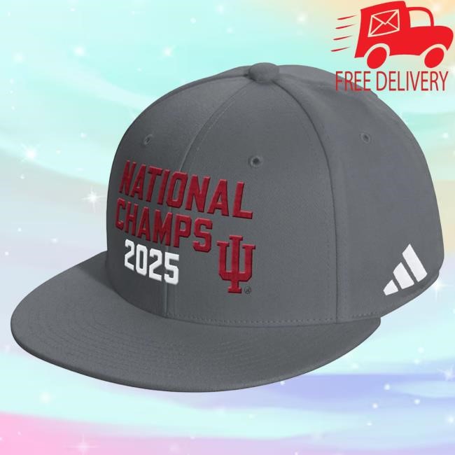 NCAA Football Indiana Hoosiers 2025-2026 CFP Victory Snapback Indiana Hoosiers NCAA Football 2025-2026 CFP Champions Snapback