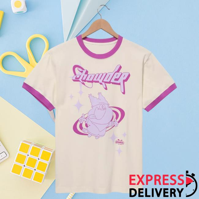 Official Box Lunch Merch Store BoxLunch x Cartoon Network Chowder Tonal Portrait Ringer New Shirt Box lunch Clothing Shop