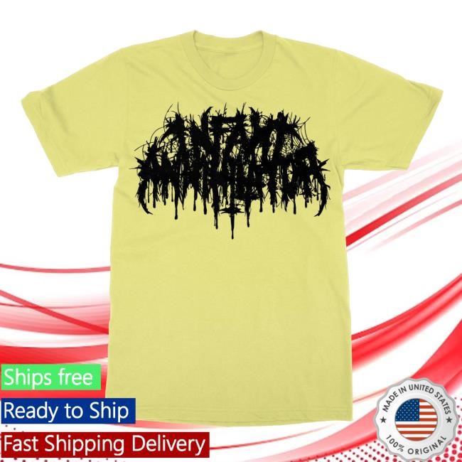 Infant Annihilator Merch "Logo Yellow" Short Sleeve Shirt Indie Merch Store