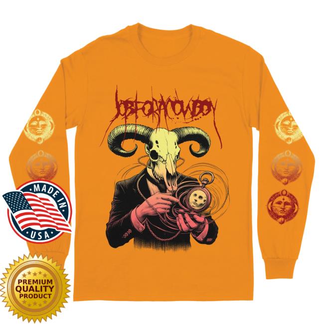 Official Down Right Merch Job For A Cowboy Job For A Cowboy - Skullkid Long Sleeve T-Shirts