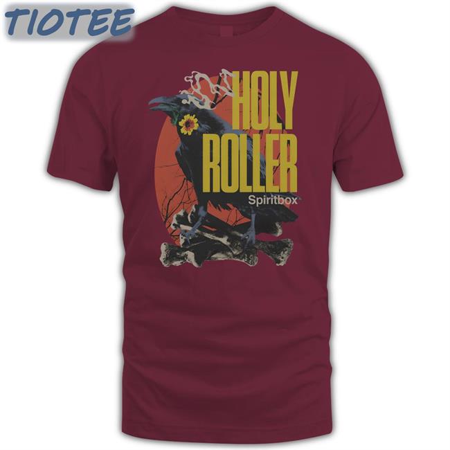 Spiritbox Merch Holy Roller Crow Zip Up Hooded