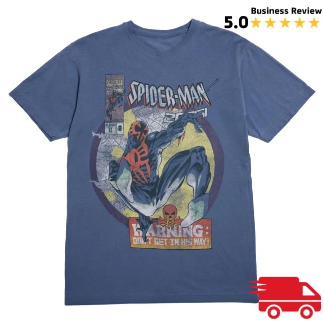 Official Heroes And Villains Merch Store Marvel Spider-Man 2099 Zine Top Shirt