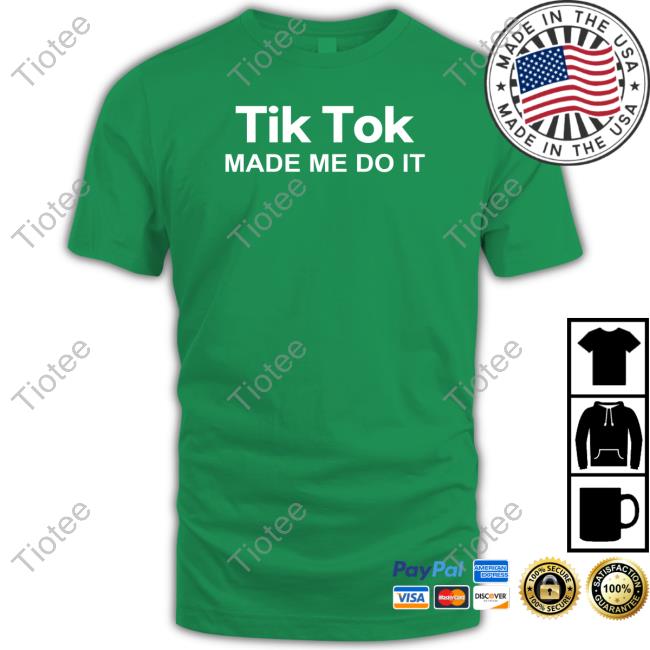 Tiktok Made Me Do It Long Sleeve Tee