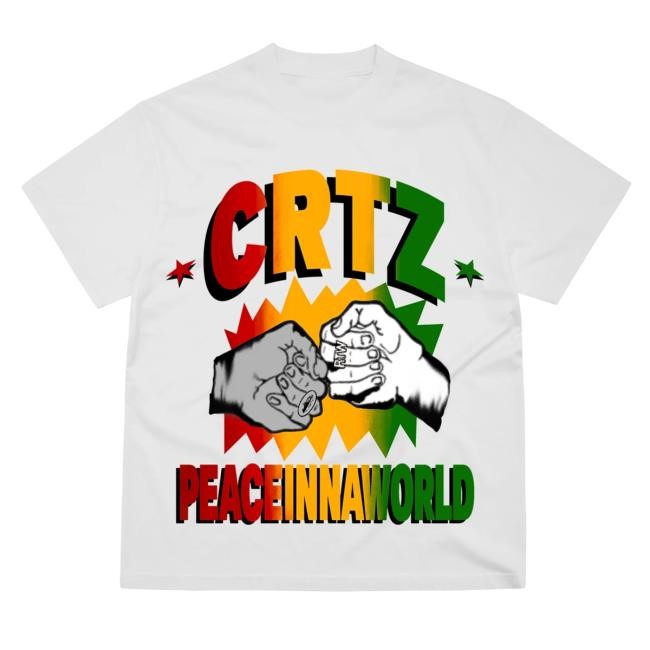 Official Corteiz Peaceinnaworld Tee