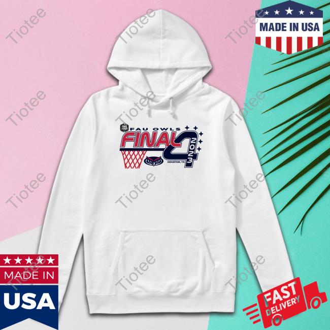 FAU Owls 2023 Final Four Oversized Tee Official FAU Owls 2023 Final Four Oversized Long Sleeve T Shirt