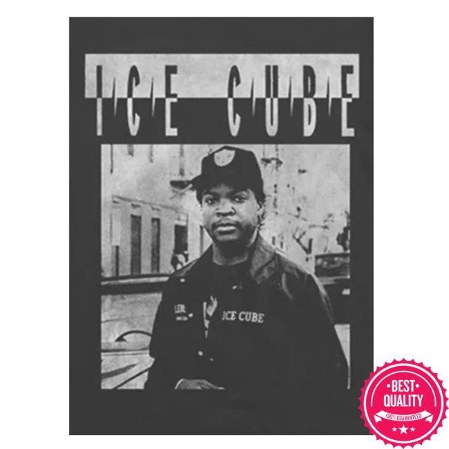 Ice Cube Vintage Charcoal Ice Cube Photo Tee Shirt