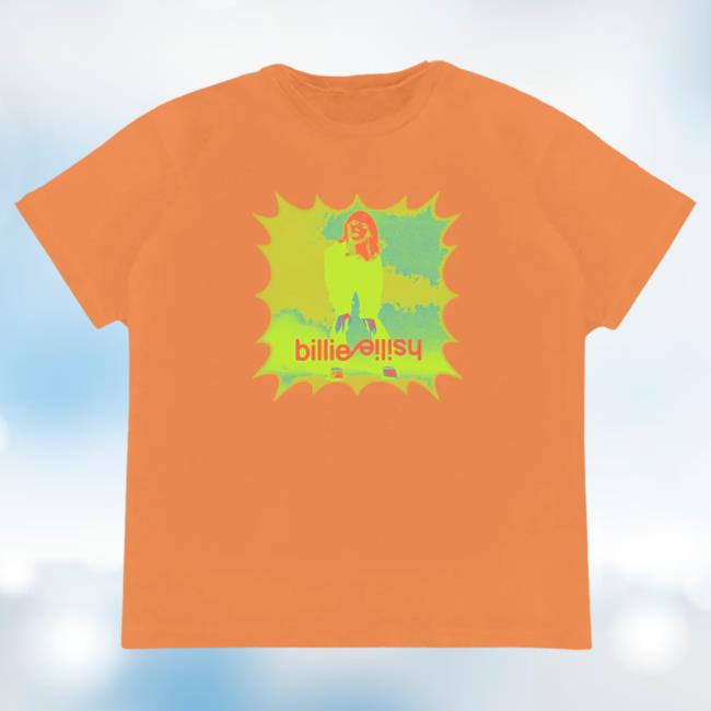 Official Interscope Records Billie Eilish Merch Store Overheated Shirt Billie Eilish Apparel Clothing Shop