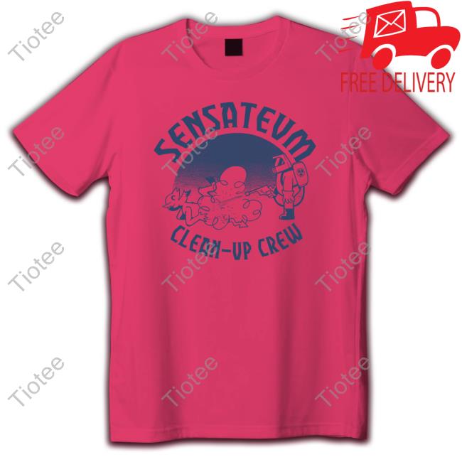 Sensatevm Clean-Up Crew Tee Shirt