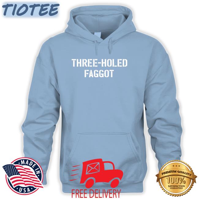 Julie Bindel Three Holed Faggot Hoodie