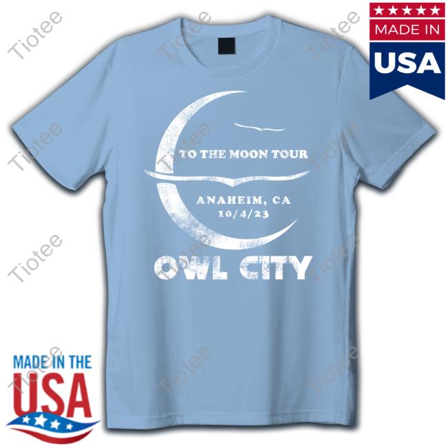 Owl City Merch To The Moon Tour Anaheim Sweatshirt