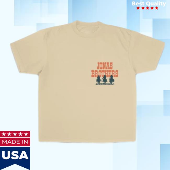 Jonas Brothers Official Merch Shop Houston Rodeo 3 Cowboys Long Sleeve Tee
