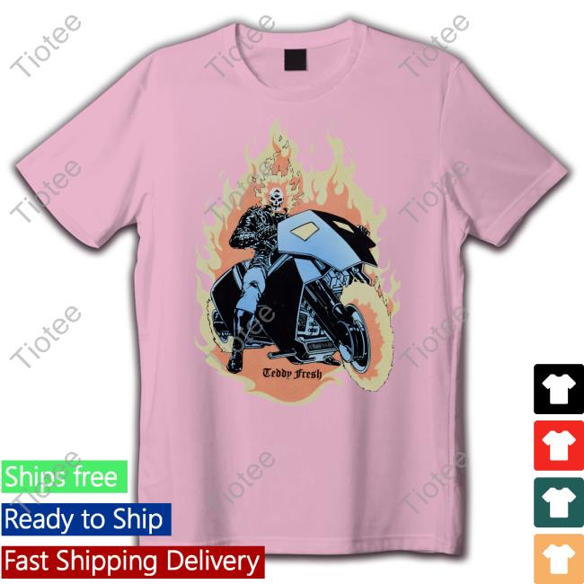 H3h3products Tf X Marvel Ghost Rider Uv Activated Shirt