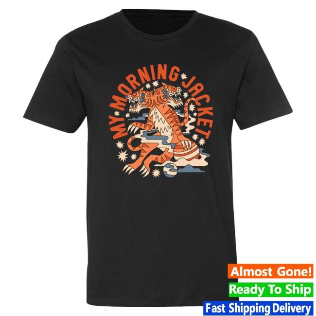 Official My Morning Jacket Merch Store Two-Headed Tiger T Shirt