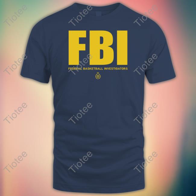 Fbi Federal Basketball Investigators Shirt