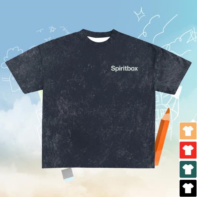 Official Spiritbox Merch Store Spirit Box Constance Tshirt Blue Spiritbox Clothing Shop