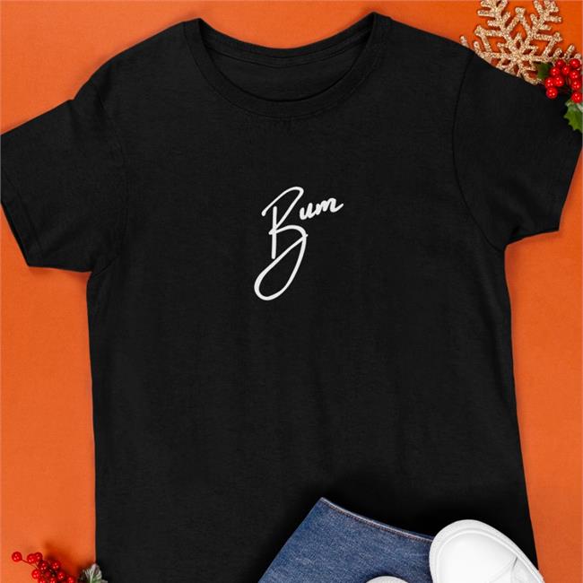 Chris Bumstead Script Bum T Shirt Cbum Merch