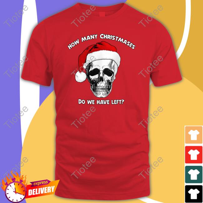 Good Shirts How Many Christmases Do We Have Left Shirt