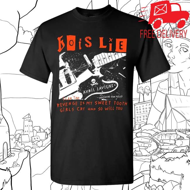 Official Avril Lavigne Merch Store Avril Lavigne Bois Lie Top Shirt Avril Lavigne Clothing Shop AvrilLavigne